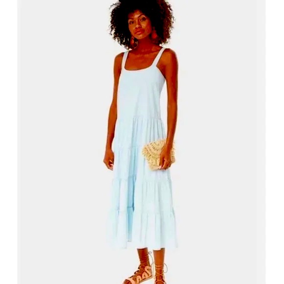 Tuckernuck Pomander Place Lola Chambray Dress XS - Picture 1 of 6